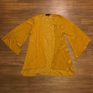 Leopard Velvet Kimono